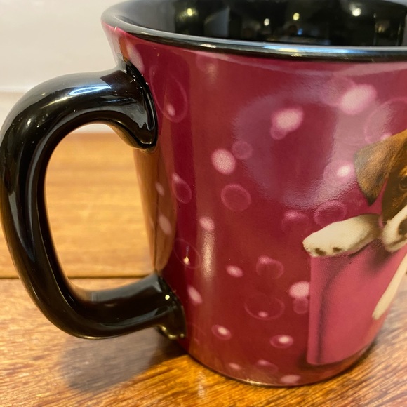 Keith Kimberlin Puppy Coffee Mug Set- 2 Jack Russell Terrier Mugs / Cups - Picture 5 of 9